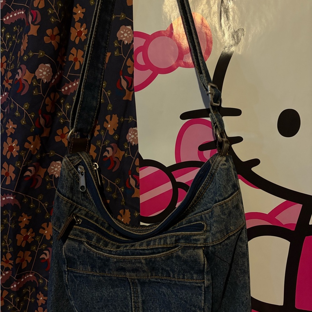 Denim Shoulder Bag
